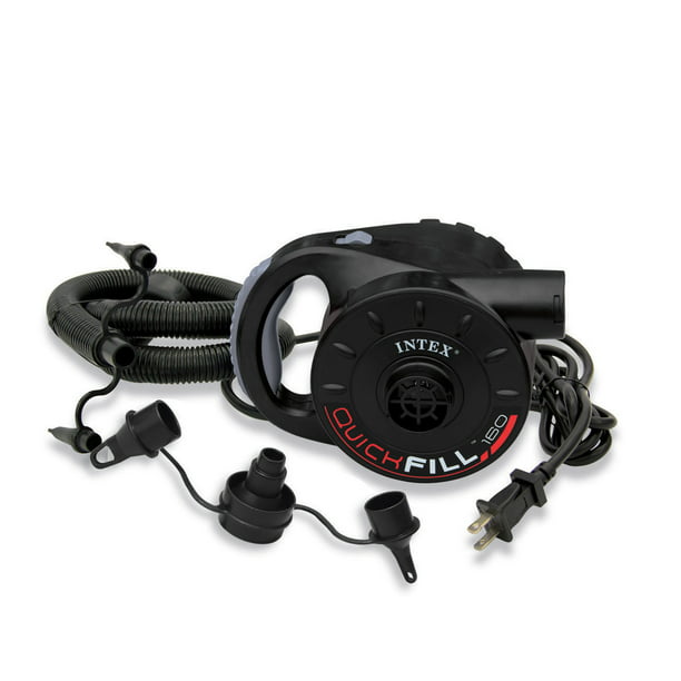 INTEX 120V Quick-Fill AC Power Electric Air Pump w/ 3 Nozzles66623E